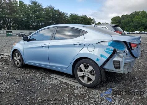 2013 Hyundai Elantra Gls из США, поврежденный, VIN KMHDH4AE8DU710351